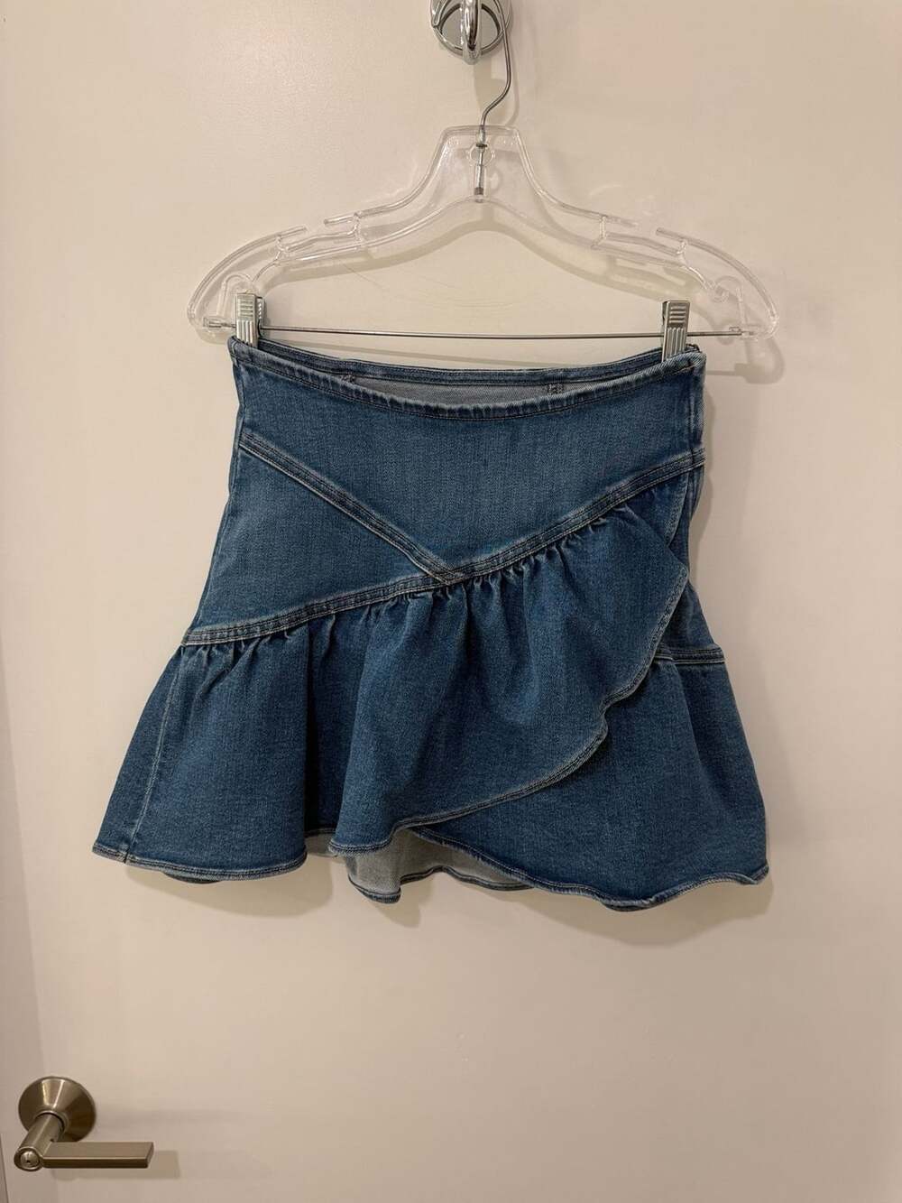 MOTHER Ruffle Embellishment Mini Skirt - Picture 4 of 13